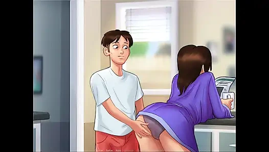 Seorang milf benar-benar ingin mendapatkan air mani dari kolagennya sepanjang hari - kisah musim panas