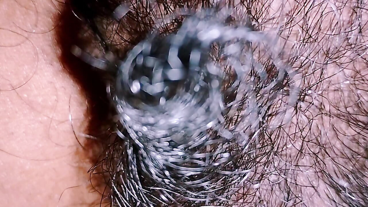 Long hair of penis