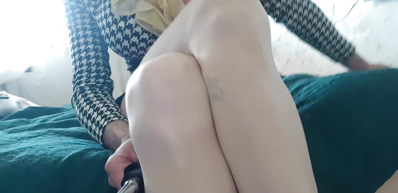 I'm lying on the bed