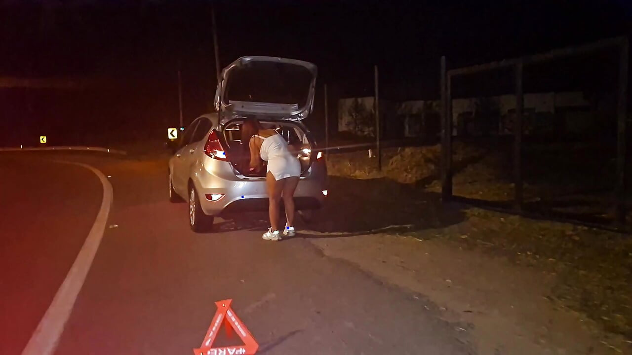 The Police Discovered Us Fucking on the National Road and Asked Us...