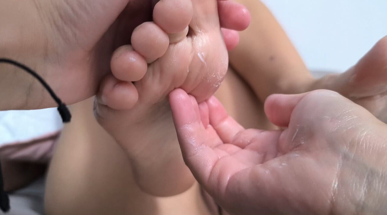 ASMR Foot Worship: Wet Sounds, Gentle Massage, and Tickling