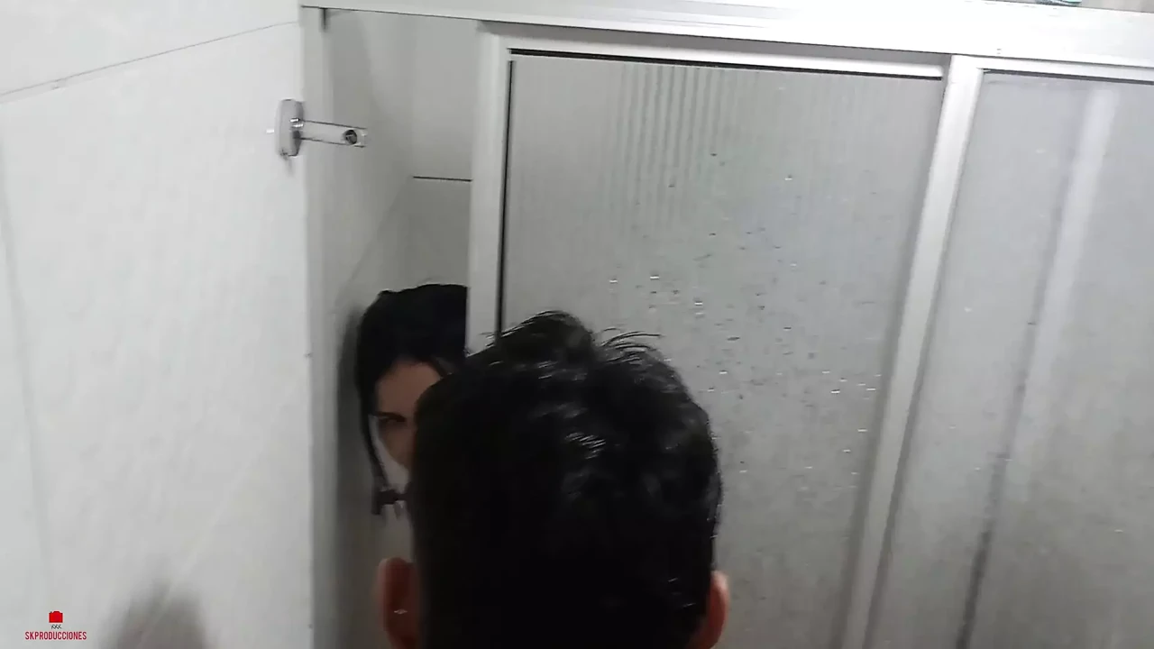 A rich shower with a pair of stepbrothers who have wild sex
