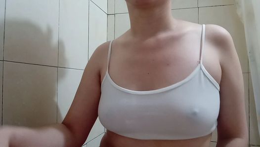 Fuck my small tits and playful nipples Wet for you indian sex.