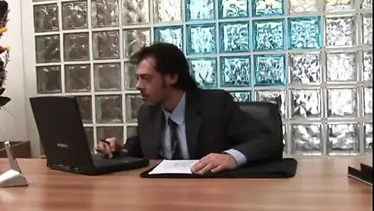 My boss loves anal fucking