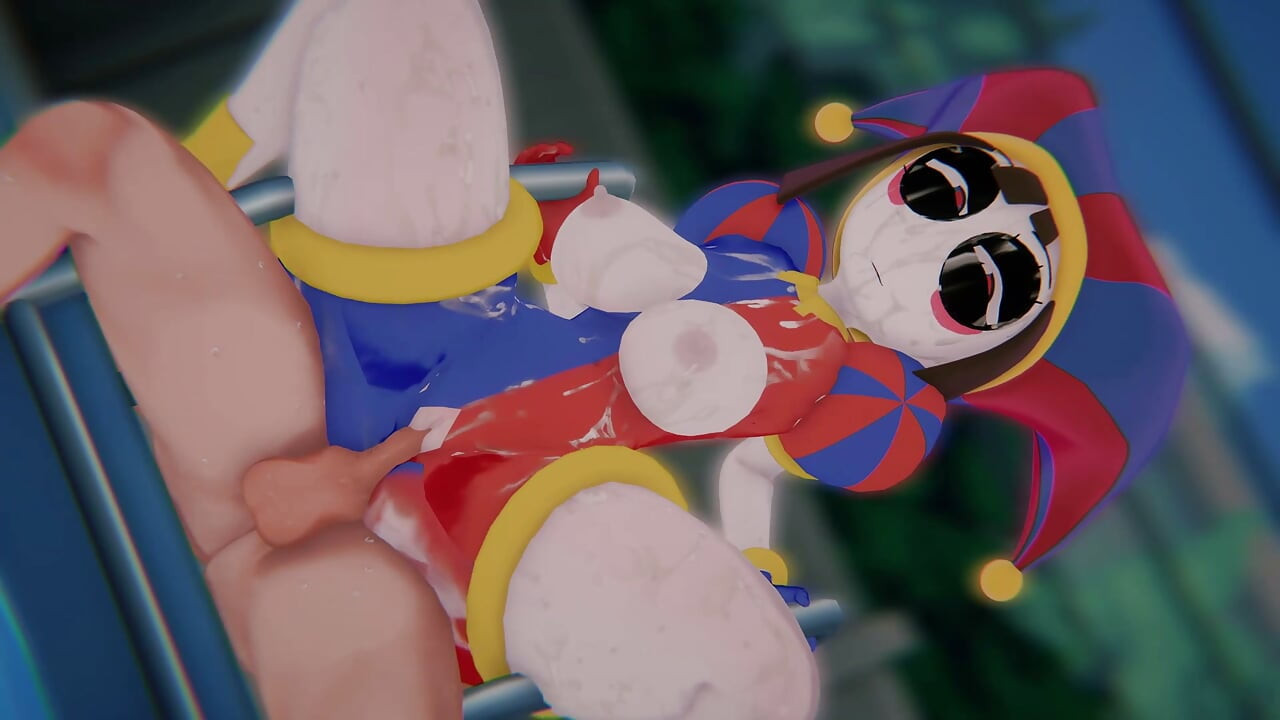 フォートナイト X タッド ポムニがループに閉じ込められ 縛られたデジタルガール ハードコア視点 スピトロスト 4k60Fps