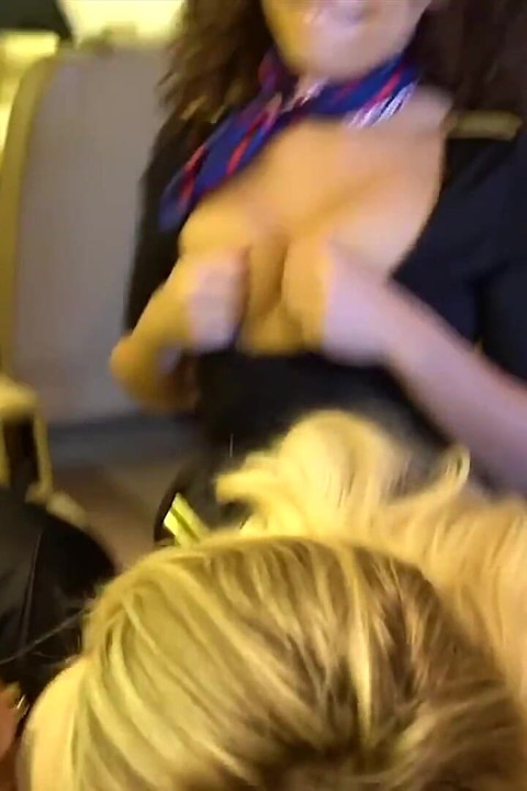 Triple BJ by Horny Pj Flight Attendants Kiki, Willow & Emma