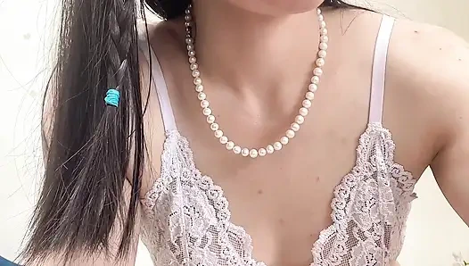 Hana Suck Dick Then Get Nake Show Her Petite Sexy Body