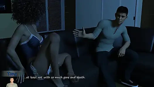 Kenikmatan kota besar: pria memergoki teman sekamarnya masturbasi di kamarnya - ep. 20