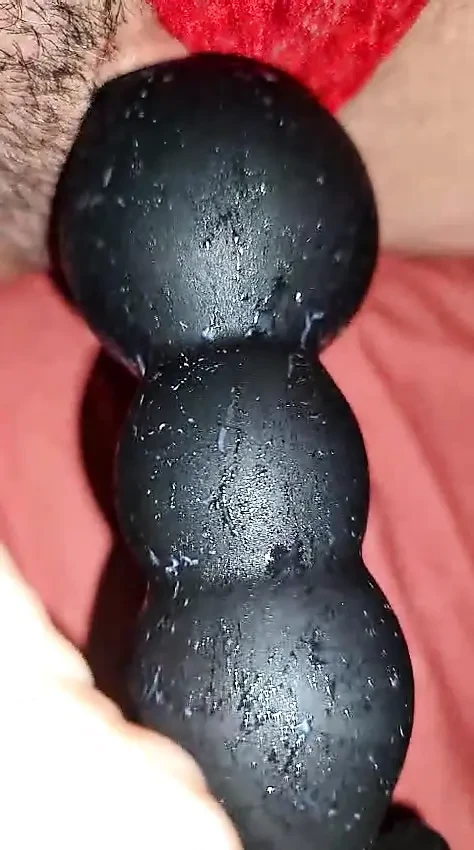 Masturbation and inflatable plug