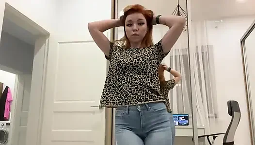 Showing myself in the bathroom