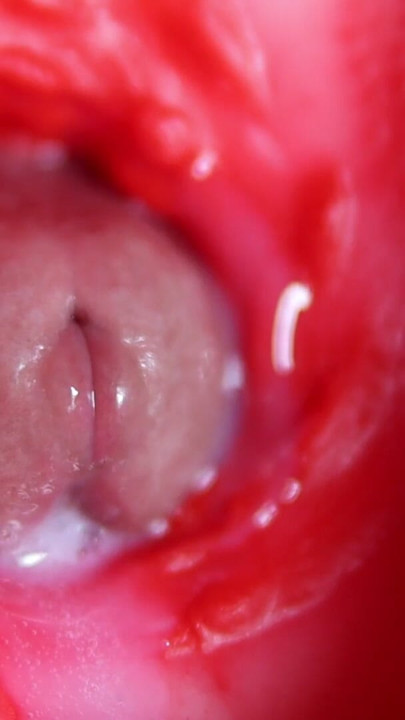Nice big head slides inside best friend's sweet shiny hole! | Clip 1