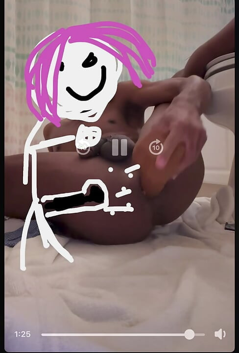 淋浴前玩我的菊花