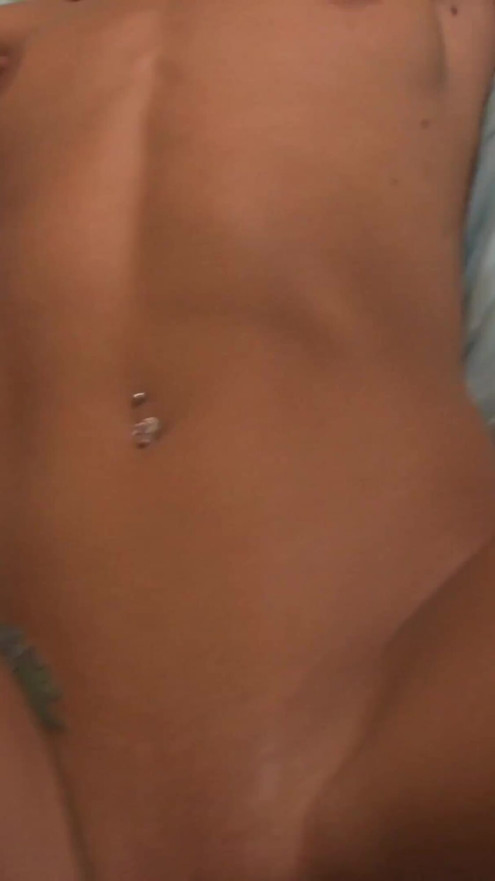 Skinny cutie gets her tight cunt pounded hard in POV | Clip 3