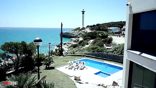 Tiina-k: Bryan Fucks Tiina K a Young Finnish Girl in a Luxury Villa