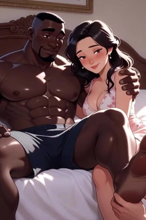 تدهور - رجل يلعق أقدام عشيقة زوجته