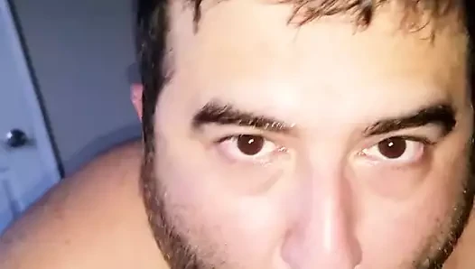 Beyaz oğlan emme büyük siyah horoz