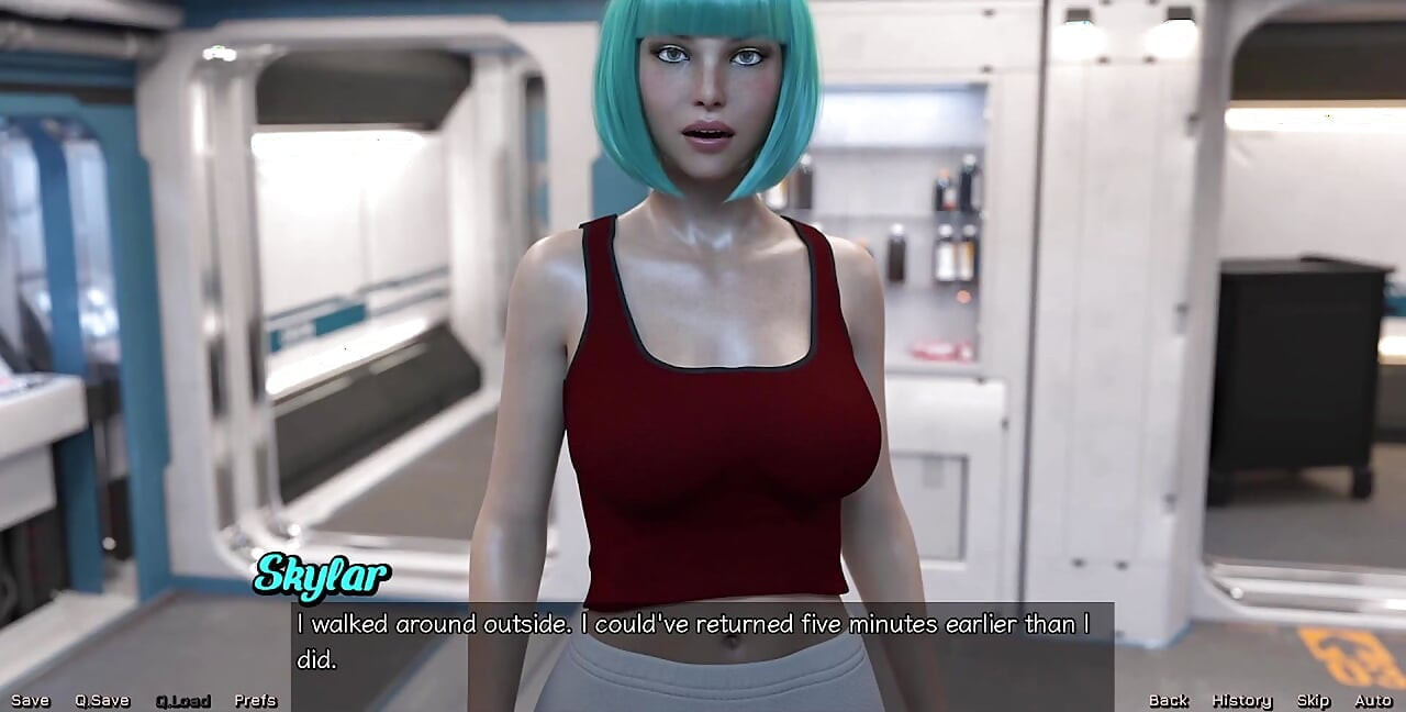 Stranded in Space - Playing and Kissing the Hot Doctor