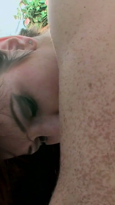 Chubby redhead mom takes it up her hairy asshole for the first time | Clip 1