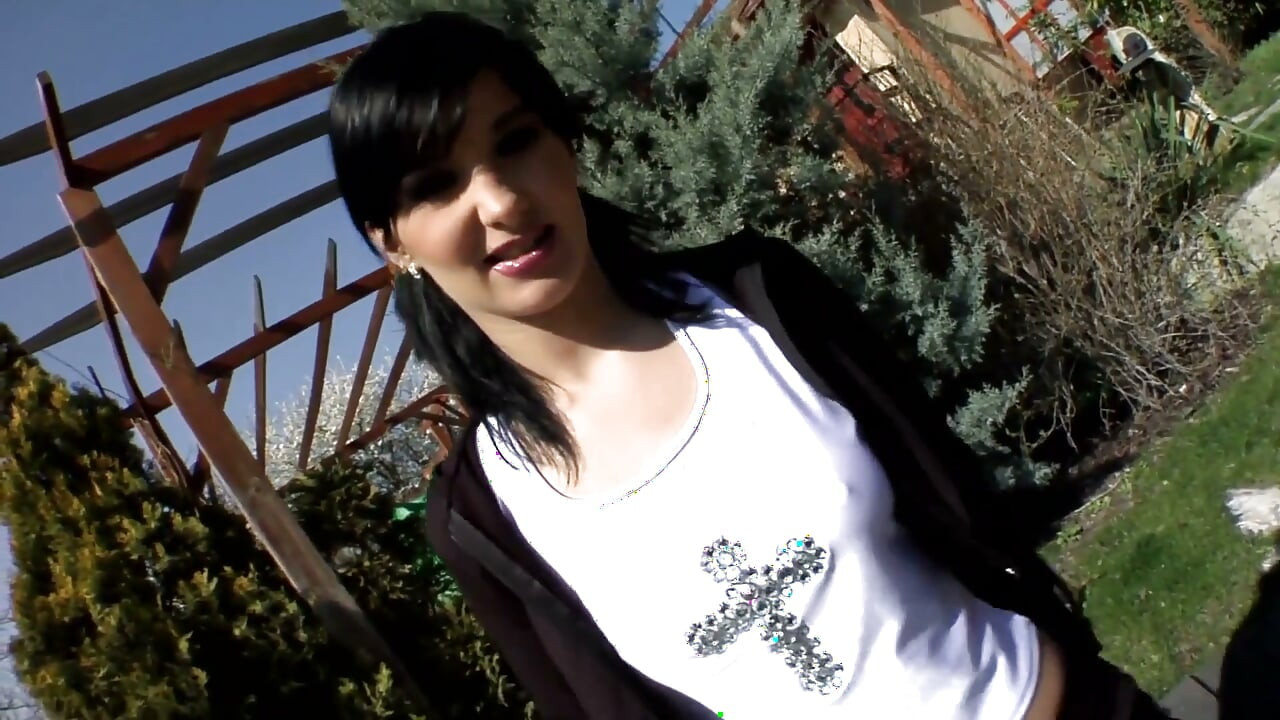 Sandra Black, Mugur, Giotto Double penetration, anal swallow euro baby bitch, hardcore, outdoor, swallow cum, long version