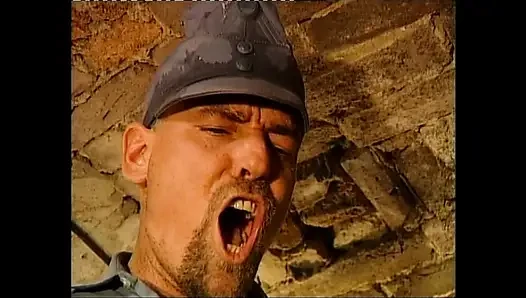 So Much Pee on This Busty Girl in Prison