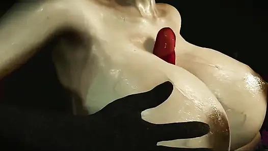 Побег Ashley - гигантский член, монстр и крошечная женщина