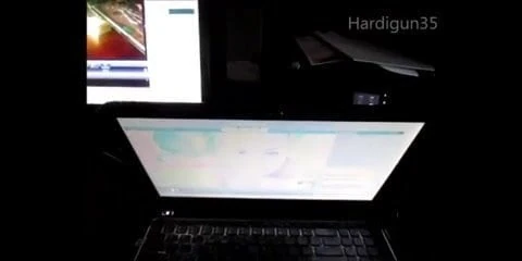 Darla peeks at Massive Cum Load