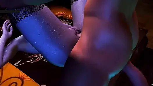 Dewi fantasi abadi dalam gerakan 3d - hentai animasi 3d