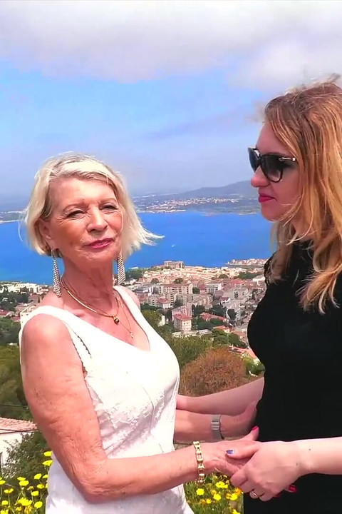 Eva, a 70-year-old GILF, Is Having Sex with Lyna, Aged 27