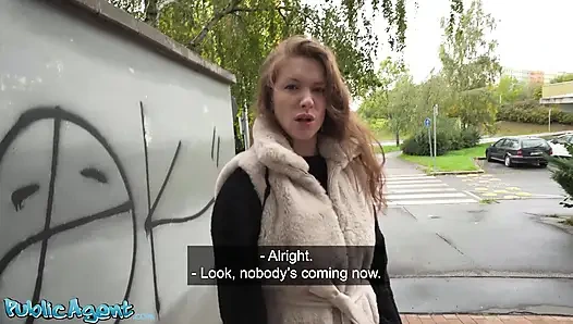 Public Agent - büyük doğal Rus orta yaşlı seksi kadın bakış açısıyla oral seks tamamen yabancıyla hızlı sert sikiş