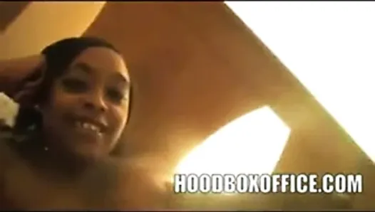 Hood Big sexy Bitch fucked  behind Boyfriend back