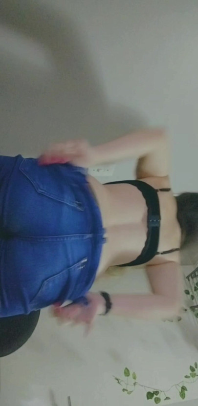 Striptease fairy bliss and her hot black lingerie