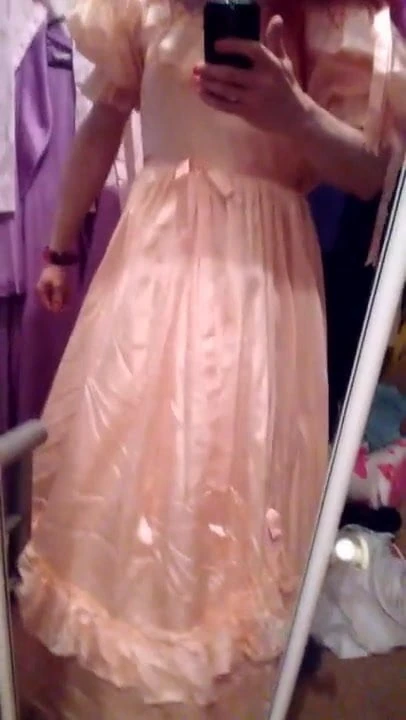 Sissy Frilly dress pt 2