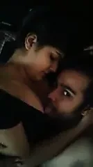 Indian couple in a hot selfie
