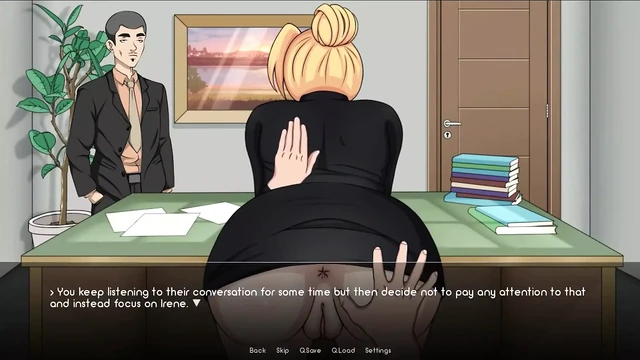 Kunoichi Trainer - Naruto Trainer v0.22.1 Part 122 Sucking Secretary Boobs by Loveskysan69