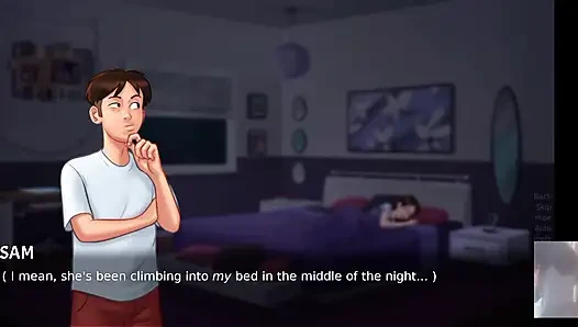 Step-Sis was surprised!! I sucked in her bed and hard fucked her.