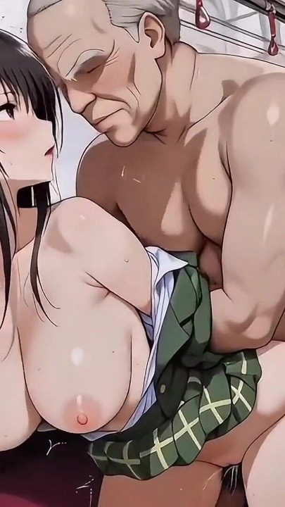 Hentai HD AI Video - A Tolove Ru girl kisses an older man on the train, having sex | Clip 1