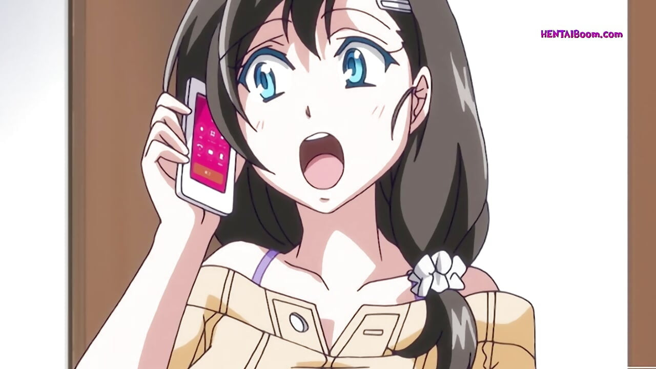 爆乳のエロアニメ娘が奥まで突かれて、喘ぎながら悶える姿