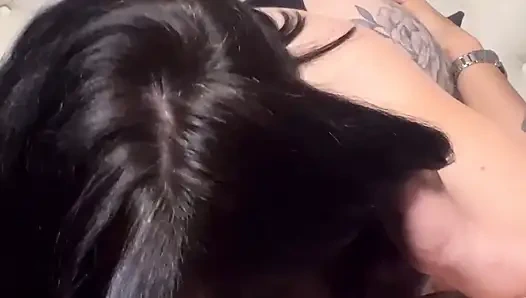 Hardcore hart! Ich habe ihren Hals für Muschi gehalten und bin gekommen!