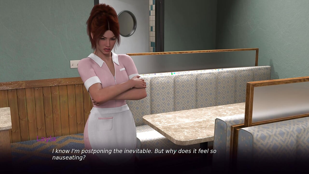Innocent Waitress Got Her Mouth Fucked by a Dirty Biker