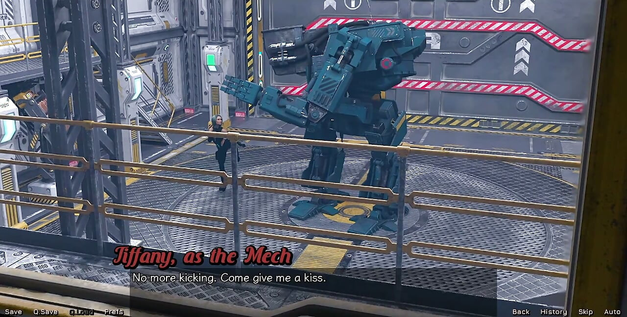 Stranded in Space - Checking Out the Cute Robot Girl