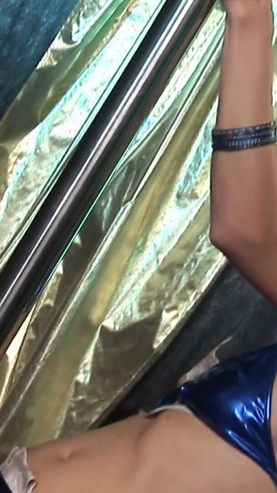 Blonde babe in their sexy gilttered underwear never being so seductive | Clip 3