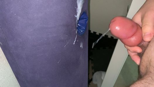 Small Penis Cumming In An Inflatable Pillow Hole