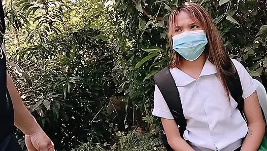 19 YEAR OLD STUDENT DE VIRGINIZED BY STEPDAD BEHIND THE SCENE