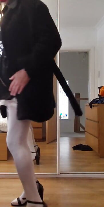 New Cut , Sissy Maid Crossdresser , Stockings + Heels, Feeling Sexy