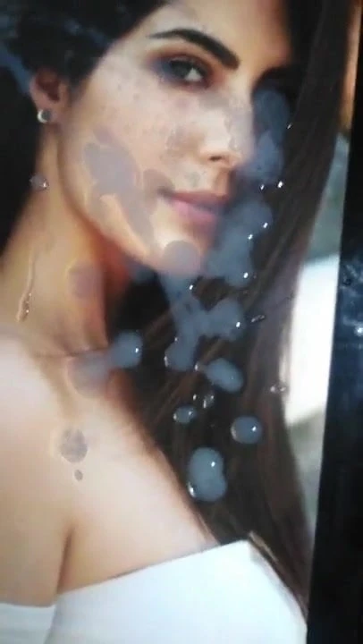 Elnaaz norouzi tastes my big cock covered in huge cumshots