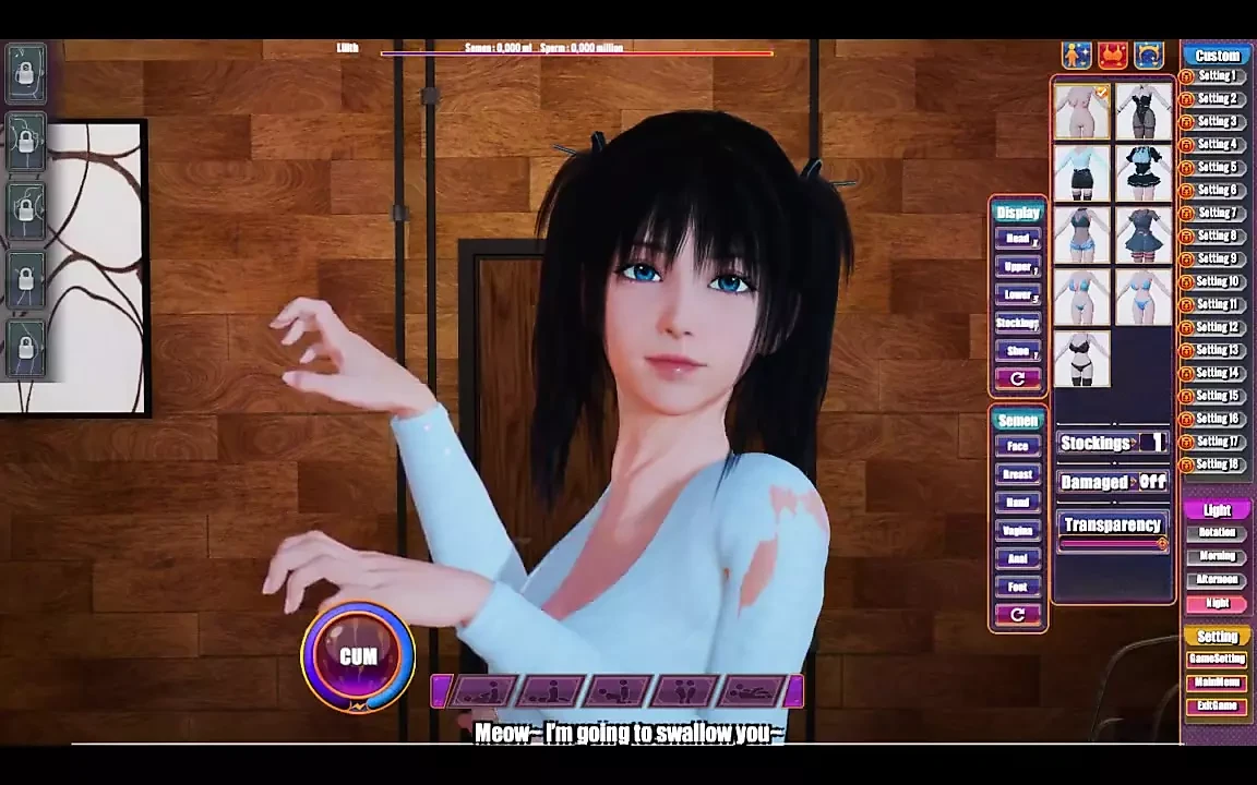 Succubus Cafe - bahagian 1 - awek pembantu rumah seksi lilith dikongkek seks dubur hd 60 fps oleh Loveskysanhentai