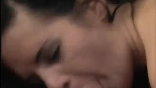 A girl banged in all her holes by two well endowed guys