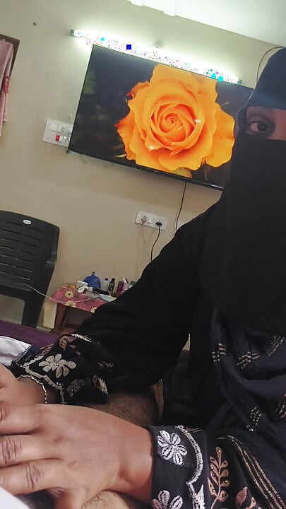 Indian muslim telugu girl with patien