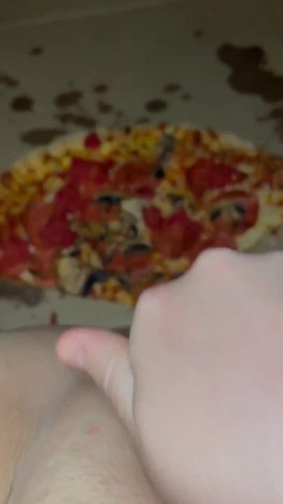 Key moment from "PIZZA TEEN MASTURBATION -KINKY FOOD FETISH-FEMALE WEIRD ARAB PORN-REAL ORGASM- AMATEUR- ARABIAN"