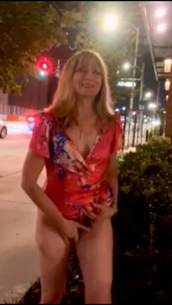 Masturbating in Public Outside on Busy Street See full unedited version at ManyVids dot com and then Search for Purrrrrzzzz